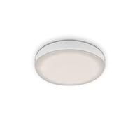 Briloner, Foco empotrable LED sin marco, foco empotrable LED de baño, foco empotrable LED IP44, temperatura de color blanco neutro, 3W, 350 lm, 75 mm, blanco.