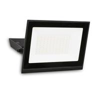 BRILONER - Foco LED exterior con luz blanco neutro, 50W 4500 lm, orientable, IP65 resistente al polvo y al agua, proyector LED exterior, para jardín y garaje, 17,5 x 18,5 x 3 cm, Negro