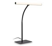BRILONER - Lámpara De Escritorio LED Orientable Interruptor Negro 47,5 cm | Con Enchufe Blanco Cálido Lámpara De Mesa Lámpara De Lectura Flexo Oficina Salón Escritorio Luz De Trabajo