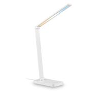 BRILONER - Lámpara De Escritorio LED Orientable Touch CCT Blanco 38 cm | 4,8W, 400lm, Regulable, Función Memoria, Lámpara De Mesa, Lámpara De Lectura, Flexo, Oficina, Salón, Escritorio