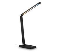 BRILONER - Lámpara De Escritorio LED Orientable Touch CCT Negro 38 cm | 4,8W, 400lm, Regulable, Función Memoria, Lámpara De Mesa, Lámpara De Lectura, Flexo, Oficina, Salón, Escritorio