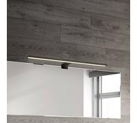 Briloner Lámpara de espejo LED Dun 2 en 1, negro mate, IP44, longitud 50 cm EC:EPREL:2252504