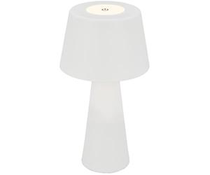 BRILONER - Lámpara de mesa LED con batería, regulable gradualmente, táctil, luz móvil, lámpara de mesa LED exterior, lámpara de mesa inalámbrica, color blanco