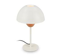 BRILONER - Lampara de mesa LED con cable e interruptor, E14, máx. 25 W, lamparas de mesita de noche, lampara mesita noche, lampara mesa, lampara de mesa salon, 20 x 31 cm, color café