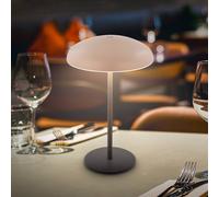 Briloner Lámpara de mesa LED recargable Brilo unplugged Caxa, beige/antracita