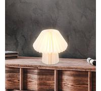 Briloner Lámpara de mesa Origami de papel blanco, 27x26cm