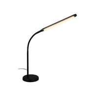 BRILONER - Lámpara de noche LED regulable al tacto, lámpara de escritorio LED, lámpara de mesa LED, lámpara de lectura LED para oficina en casa, 4 niveles regulable, negro