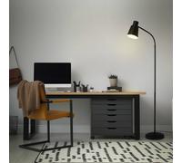 Briloner Lámpara de pie 1474015 de metal en negro