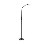 Briloner Lámpara de pie LED para oficina Office Remote, negra, atenuable, CCT