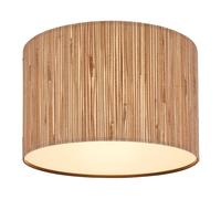 BRILONER Lámpara de techo con pantalla de seagrass, casquillo E27, máx. 10 W, lámpara de techo, boho, estética, lámpara, lámpara de salón, 35 x 28 cm (DxH), natural