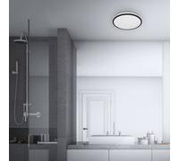 Briloner Lámpara de techo LED 3403-015, con decoración de estrellas, 4.000K