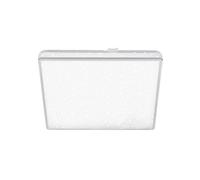 BRILONER - Lámpara de techo LED con cielo estrellado, lámpara de techo LED con decoración de estrellas, efecto retroiluminado, luz blanca neutra, 270x270x45 mm, cromo mate