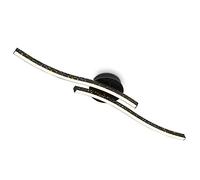 Lámpara De Techo LED Briloner Negra 81Cm 12W 1400Lm Cálida Con Efecto Brillante