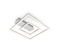 BRILONER - Lámpara de techo LED Marco, lámpara de techo LED con color de luz blanco cálido, lámpara de 18W, lámpara de salón, lámpara de dormitorio, 320x300x50 mm (LxAxA)