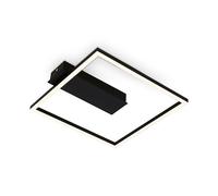 BRILONER - Lámpara de techo LED Marco, lámpara de techo LED con color de luz blanco cálido, lámpara de 12W, lámpara de salón, lámpara de dormitorio, 320x300x50 mm (LxAxA)