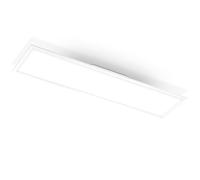 BRILONER - Lámpara de techo LED, panel LED regulable, control de temperatura de color, IP20, incluye mando a distancia, 38 W, 4100 lúm, blanco, 120x30cm, plafon led techo, plafon led, lampara led