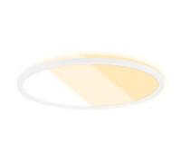 Briloner Lámpara de Techo LED para Salón, Lámpara LED Plana, Panel LED, Color de Luz Ajustable, Retroiluminación, Blanco, 42 cm x 2.9 cm, 22 W, 3000 Lúmenes, White