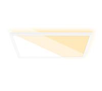 Briloner Lámpara de Techo LED para Salón, Lámpara LED Plana, Panel LED, Color de Luz Ajustable, Retroiluminación, Blanco, 42 cm, White