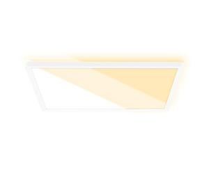 Briloner Lámpara de Techo LED para Salón, Lámpara LED Plana, Panel LED, Color de Luz Ajustable, Retroiluminación, Blanco, 42 cm, White