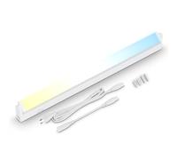 BRILONER - Luz Bajo Armario Orientable, LED Cocina Bajo Mueble CCT, Temperatura de Color Regulable, Barra de LED Para Cocina, Luces LED Cocina, Tira LED Cocina Bajo Mueble, Color Blanco, 54,5 cm