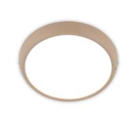Briloner - Lámpara LED De Techo IP44 Blanco Neutro Beige 27,5 cm | 18W, 1900lm, Resistente Salpicaduras, Plafón Baño, Lámpara LED, Lámpara Salón, Lámpara Baño, Lámpara Cocina