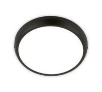 Briloner - Lámpara LED De Techo IP44 Blanco Neutro Negro 27,5 cm | 18W, 1900lm, Resistente Salpicaduras, Plafón Baño, Lámpara LED, Lámpara Salón, Lámpara Baño, Lámpara Cocina