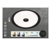Briloner Lámpara LED De Techo Negro Ø46, 3cm 24W 1920lm Cct Regulable Mando [EEK: G]