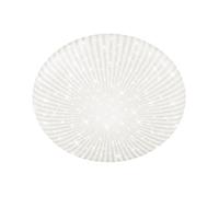 BRILONER - Lampara techo LED con cielo estrellado, luz blanca neutra, decoración, lamparas de techo salon, plafon LED techo, lamparas salon, plafones, 38x7 cm, blanco