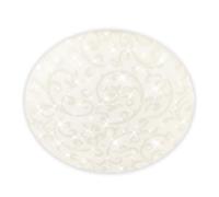 BRILONER - Lampara techo LED con cielo estrellado, luz blanca neutra, motivo floral, lamparas salon, plafones techo LED, 27,8x6,5 cm, blanco