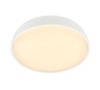 BRILONER - Lampara techo LED con color de luz blanco cálido, 10W, 1200lm, plafones para LED, dormitorio, 28,5x7,6 cm, blanco