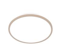 BRILONER - Lampara techo LED con luz indirecta, luz blanca neutra, 15W, 1500lm, plafon techo, lamparas salon, plafones, 28x4,2 cm, beige