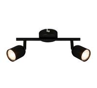 BRILONER - lámparo de techo giratoria, para salón, dormitorio y cocina, Negro