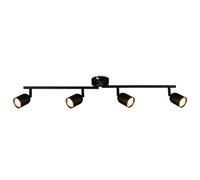 BRILONER - lámparo de techo giratoria, para salón, dormitorio y cocina, Negro