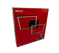 Briloner LED de Techo Frame Negro 62x37cm 24W Caliente 3000K 3-Stufen-Dimmbar