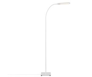 Briloner Leuchten 1389-016 Lámpara de Pie LED, Función Táctil, de Oficina 6.5 W, 600 Lúmenes, Blanco