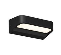 BRILONER Leuchten 3036-015 - Lámpara Led Pared Exterior (IP44, 8 W, 900 lúmenes, 4000 Kelvin, 142 x 83 x 52 mm), Color Negro