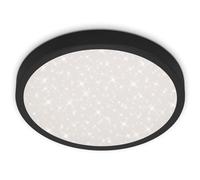 Briloner Leuchten 3071-015 Lámpara de Techo LED, 24 W, 3.000 Lúmenes, 4.000 Kelvin, Blanco/Negro