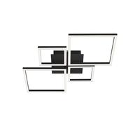 Briloner Leuchten 3128-015 Lámpara led de techo orientable, 48 W, 4000 lm, 3000 K, 750 x 470 x 73 mm, negro