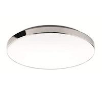 BRILONER Leuchten 3351-216 - Lámpara LED de techo (IP44, 13 W, 1700 lúmenes, 4000 Kelvin, 35,5 cm de diámetro), color blanco y cromado