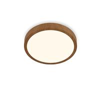 Briloner Leuchten 3724-014 - Lámpara de techo LED (madera, 280x40 mm, luz blanca cálida)