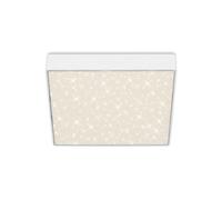 Briloner Leuchten 7077-416 Lámpara de Techo LED con Decoración de Estrellas, Temperatura de Color Blanco Neutro, Blanco
