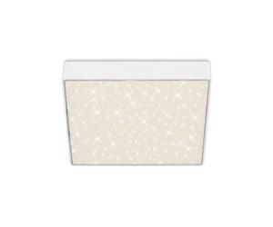 Briloner Leuchten 7077-416 Lámpara de Techo LED con Decoración de Estrellas, Temperatura de Color Blanco Neutro, Blanco