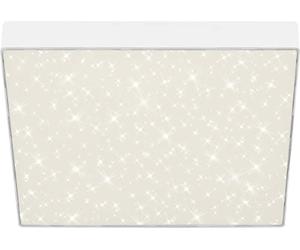 Briloner Leuchten 7078-416 Plafón LED con Decoración de Estrellas, Temperatura de Color Blanco Neutro, Blanco