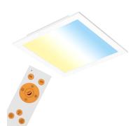 BRILONER - Panel de Techo LED, Panel LED Techo Regulable, Control de Temperatura de Color, Control Remoto, 16 W, 1600 Lúm, 29x29 cm, Plafon LED Techo, Lampara Cocina Techo, Paneles LED, Blanco