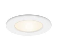 Briloner Leuchten - Lámparas led encastrables, set de 3 lámparas de techo de 6 W, 450 lúmenes y 3000 Kelvin cada una, con grado de protección IP44, en blanco, 115 x 30 mm (diámetro x altura)