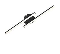 BRILONER LED, lámpara de Techo con 2 Tiras, 12 vatios, 960 lúmenes, 3000 Kelvin, Negro, 560 x 120 x 36 mm (Lar x An x