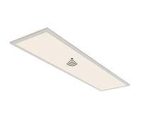 Briloner Leuchten - Luz LED de techo, panel LED con sensor de movimiento, sensor de luz natural, 4100 lúmenes, 4000 Kelvin, 38 W, blanco
