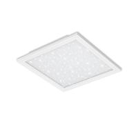 Briloner Leuchten - Panel led, lámpara de techo con decoración de estrellas, lámpara de techo regulable, control de temperatura de color (CCT) con control remoto, 24 W, 2500 lúmenes, blanco
