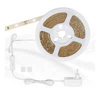 Briloner Leuchten Tira LED adhesiva, retroiluminación, cinta RGB, tira de luz, decoración, hogar, 14 W, longitud: 5 m
