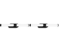 Briloner - Luminaria LED para Espejos de Baño, Lámpara para Espejos de Baño, Lámpara de Pared, Luminaria de Pared, IP44, Color de Luz Blanco Neutro, 7W, Negro, 40 cm (Paquete de 2)